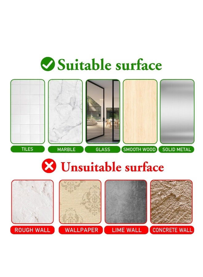 Round Plastic Hooks, 24 Pcs Small Self Stick Hooks, for Hanging Wall Hooks White Self Adhesive Hooks, Seamless Self Sticky Hook, Waterproof Oil Proof Stainless Hooks, for Kitchen Bathroom Office - Image 2