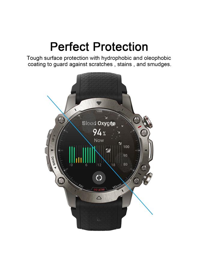 erorex For Amazfit Falcon Smart Watch Tempered Glass Film Screen Protector - Image 5