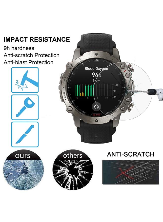 erorex For Amazfit Falcon Smart Watch Tempered Glass Film Screen Protector - Image 4