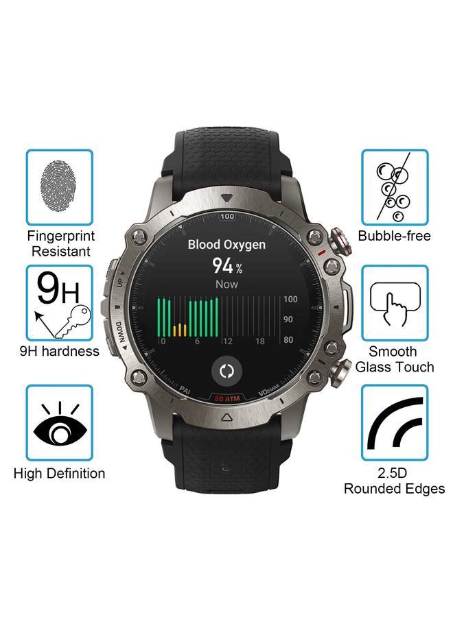 erorex For Amazfit Falcon Smart Watch Tempered Glass Film Screen Protector - Image 3