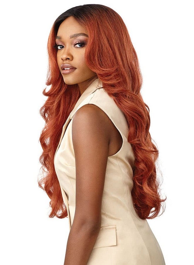 Outre Soft & Natural Synthetic Lace Front Wig Neesha 208 (1B Off Black) - Image 4