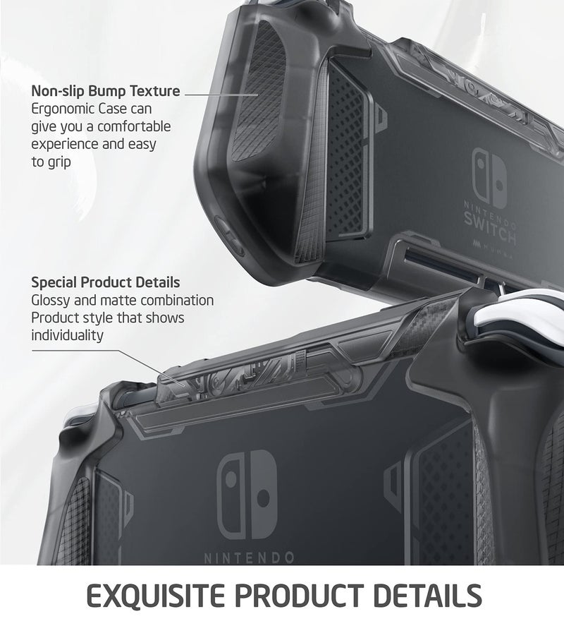 Mumba Grip Case for Nintendo Switch Lite (2019 Release), [Blade Series] TPU Protective Portable Cover Accessories Compatible with Switch Lite Console 2019 Release (FrostBlack) - Image 5