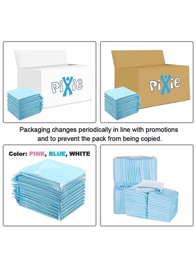 Pixie Disposable Changing Mats, 160 Counts, Soft Waterproof Mat, Portable Leak Proof Changing Mat, New Mom Leak-Proof Under pad, Mattress Table Protector Pad - Image 4