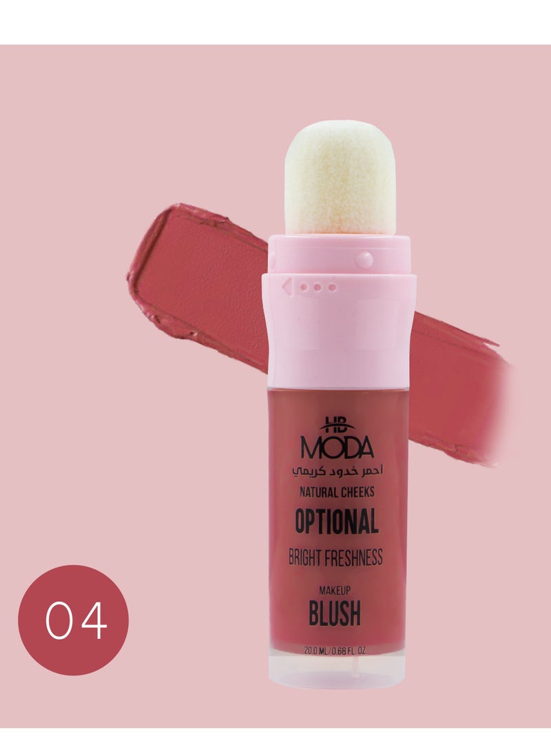 MODA Creamy Blusher #4 - Image 1