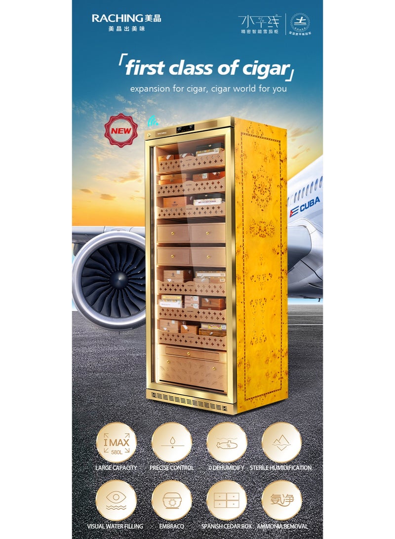 RACHING | MON5800A | Electric Cigar Humidor Cabinet | Large Capacity | Climate Control - Image 3