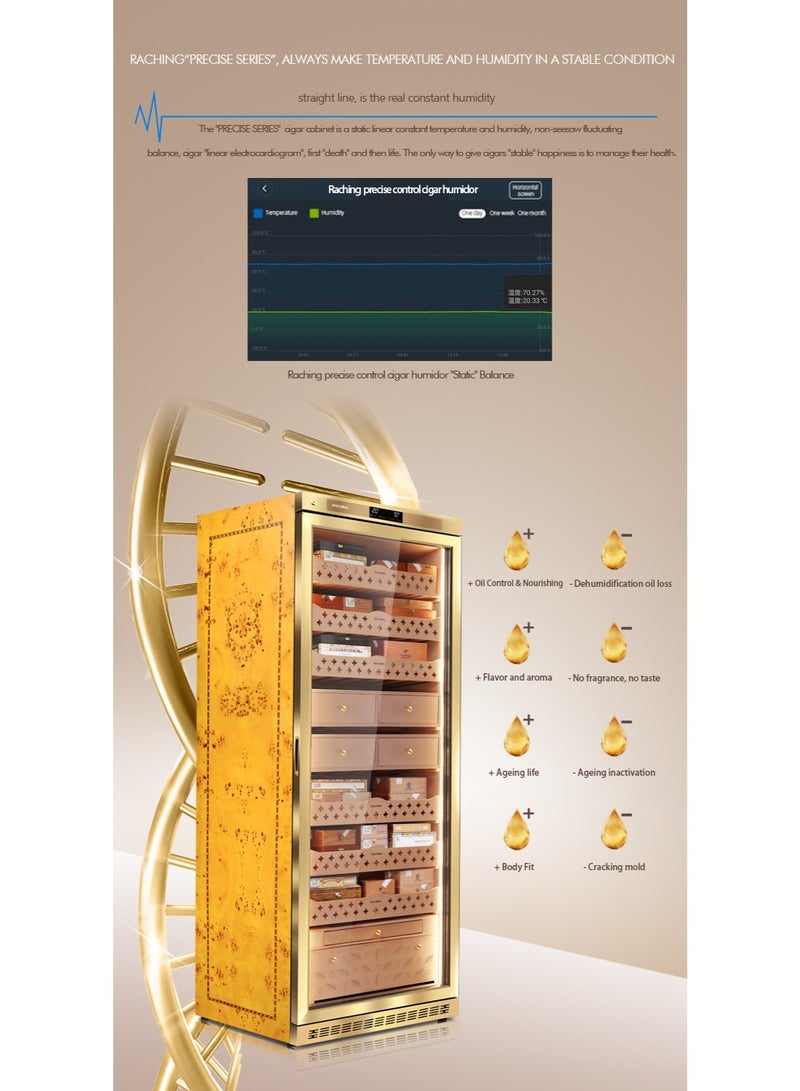 RACHING | MON5800A | Electric Cigar Humidor Cabinet | Large Capacity | Climate Control - Image 5