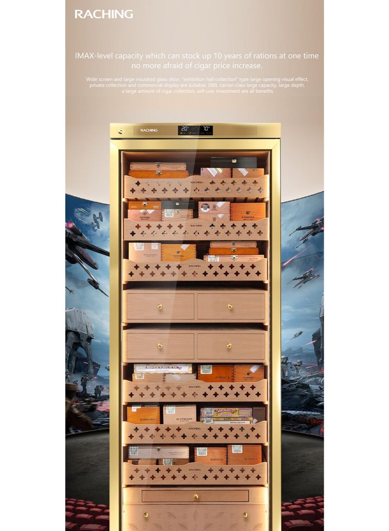 RACHING | MON5800A | Electric Cigar Humidor Cabinet | Large Capacity | Climate Control - Image 4
