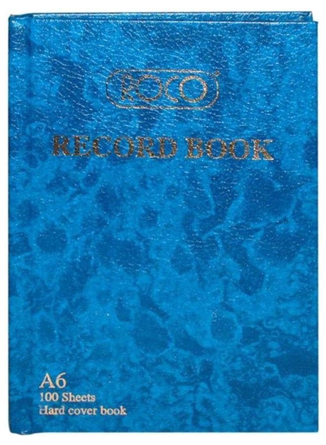 ROCO Record Book A6 Size 200 Pages 100 Sheets 10.41 Cm 4.10 In - Image 1