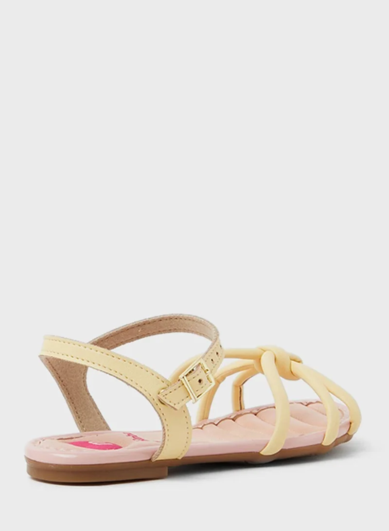 موليكينها Youth Elliot Back Strap Sandals