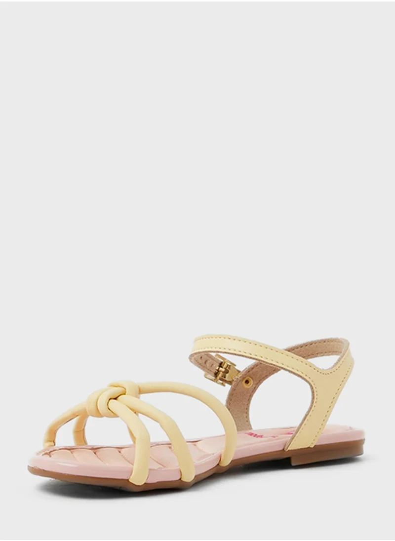 موليكينها Youth Elliot Back Strap Sandals