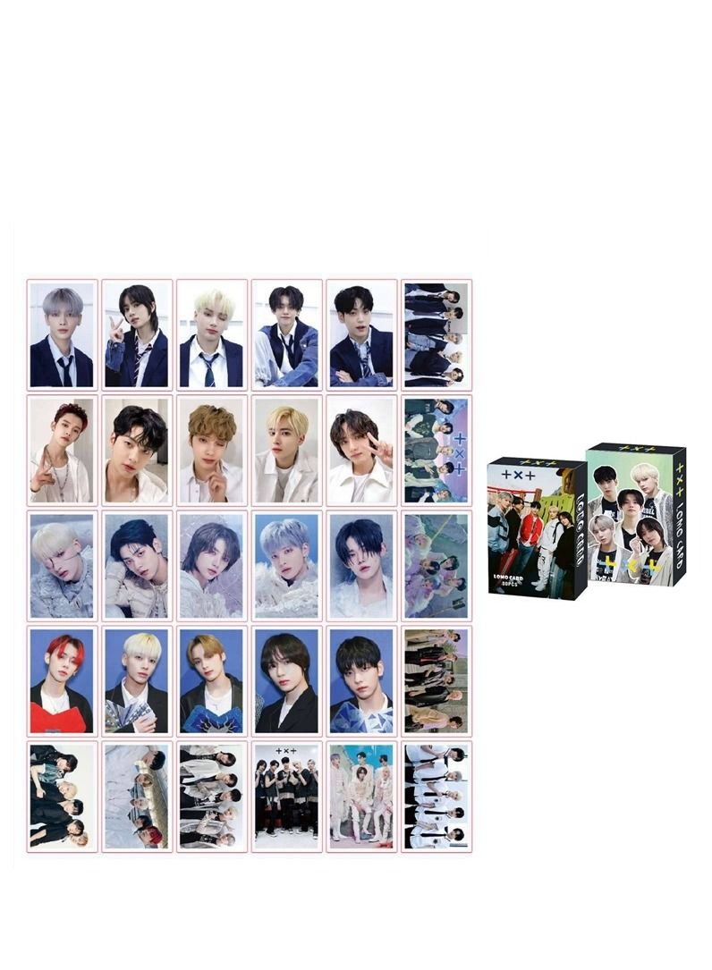 Generic 30PCS/Set Tomorrow X Together TXT Combination Small LOMO Card Photo Card For Fans Collection Photocards  - Image 2