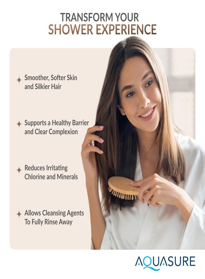 Aquasure 10,000 Gallons High Capacity Shower Filter For Healthier Hair, Skin & Nails | Improves Dry Itchy Skin, Reduce Dandruff, Eczema, Protect Colored Hair (Modern Chrome) - Image 4
