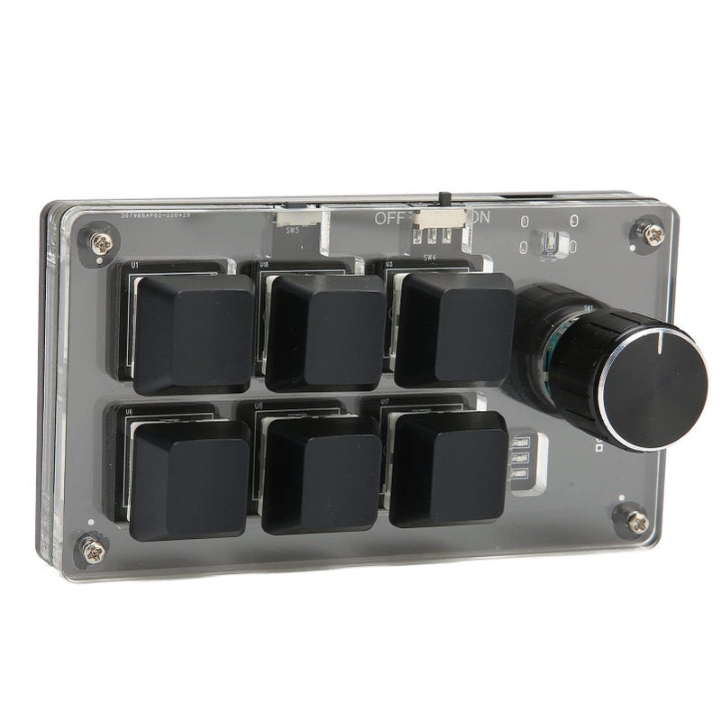 Programmable Mechanical Keyboard DIY Kit 6 Keys Acrylic Material For OSU Game - Image 3