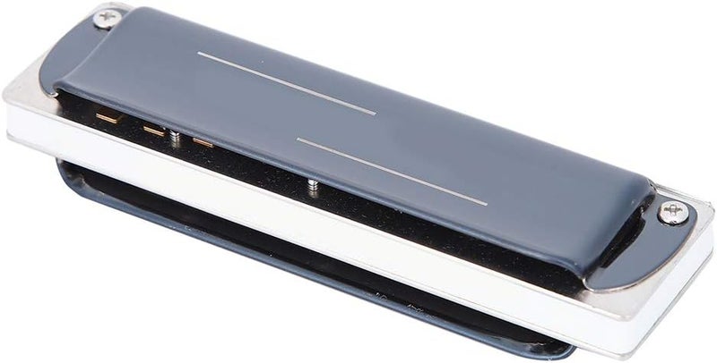 10 - Hole Harmonica in Bb Key, White, Mouthorgan with Sound Hole Marks - Sensitive Pronunciation, Cover, Ideal for Beginners and Performance (White) - Image 2
