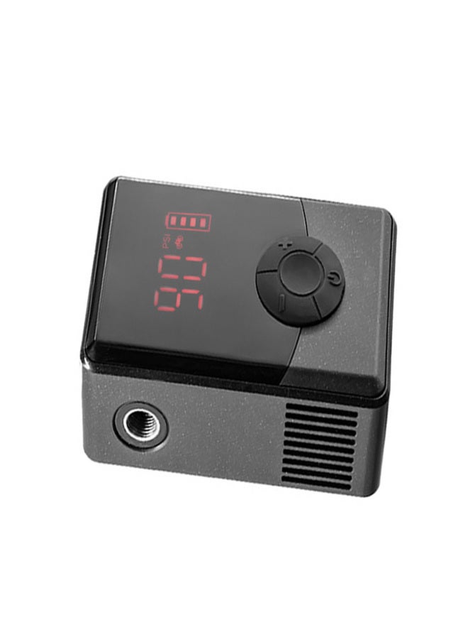 إنلي مضخة هواء محمولة لإطارات الدراجات النارية والدراجات والكرات، مزودة بشاشة عرض رقمية لضغط الهواء. - Image 5