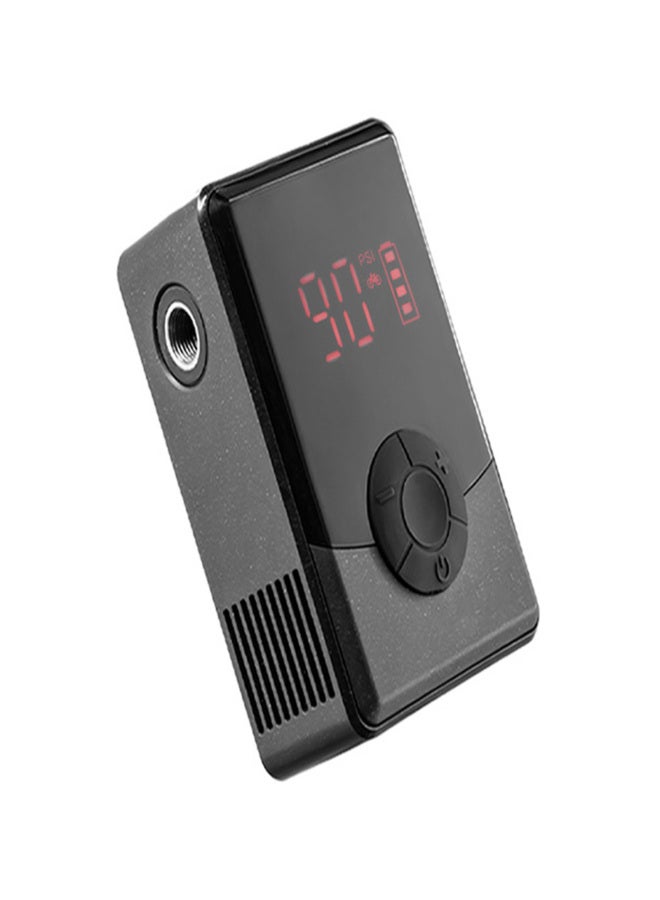 إنلي مضخة هواء محمولة لإطارات الدراجات النارية والدراجات والكرات، مزودة بشاشة عرض رقمية لضغط الهواء. - Image 3