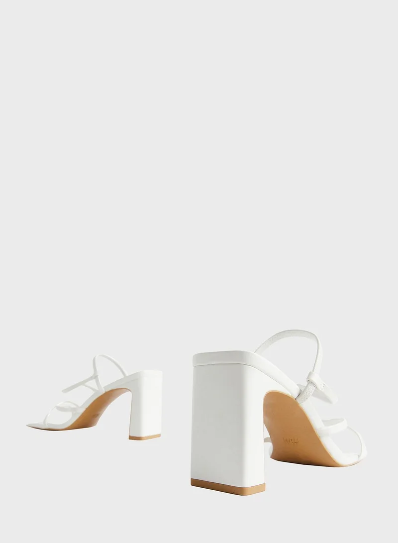 H&M Block-Heeled Sandals