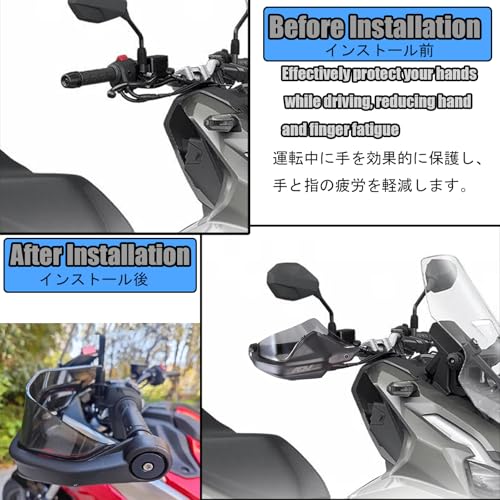 MAORANG For ADV160 ADV150 ADV 150 160 2026 motorcycle hand guard hand guard windshield Handle both hands windproof adv160 adv150 2022-2026 Motorcycle Accessories (smoke gray) - Image 3
