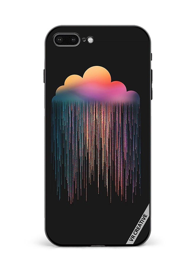 VR CREATIVE Protective Case Cover For Apple iPhone 7 Plus/8 Plus Animated Rain Design Multicolour - Image 1