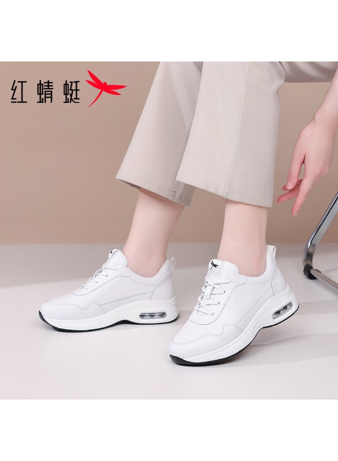 Red Dragonfly Women's New Sports Shoes, White Sneakers For Women, Lightweight Shock-absorbing Running Shoes Exb350641 White Size 38