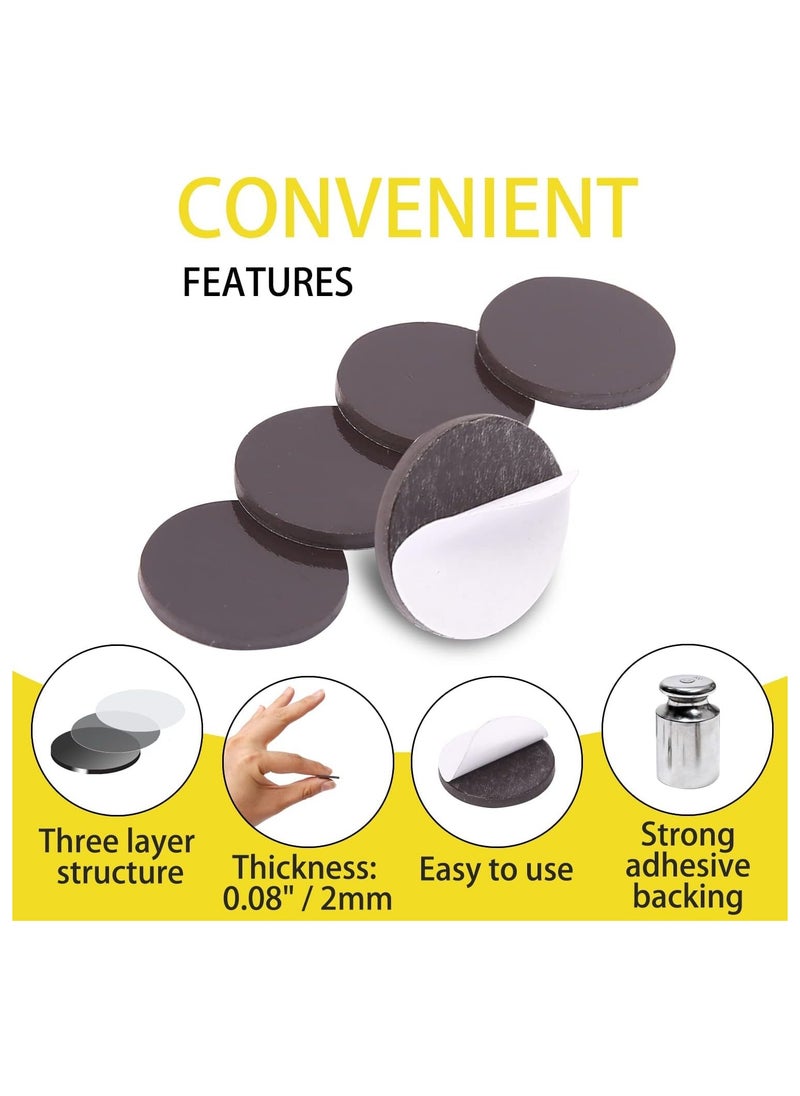 HaHaHai - 120 PCS Round Magnets with Adhesive Backing, Self Adhesive Magnets Dots, Flexible Small Sticky Magnets,  Circle Magnets, Magnet Stickers for Crafts, Office, DIY Projects - Image 1