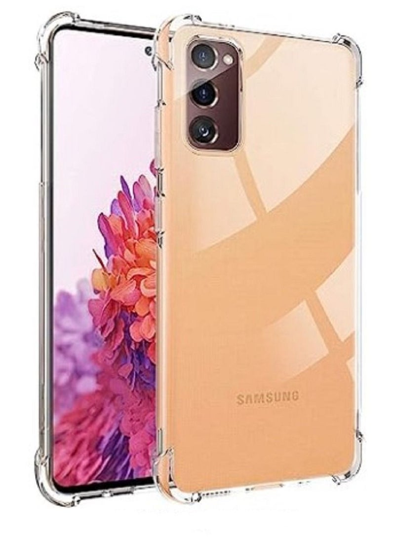 فيسوس واضحة المصد الكامل للجسم المضاد للفرش الواضحة تغطية TPU Cover لـ Samsung S20 Fe - Image 1