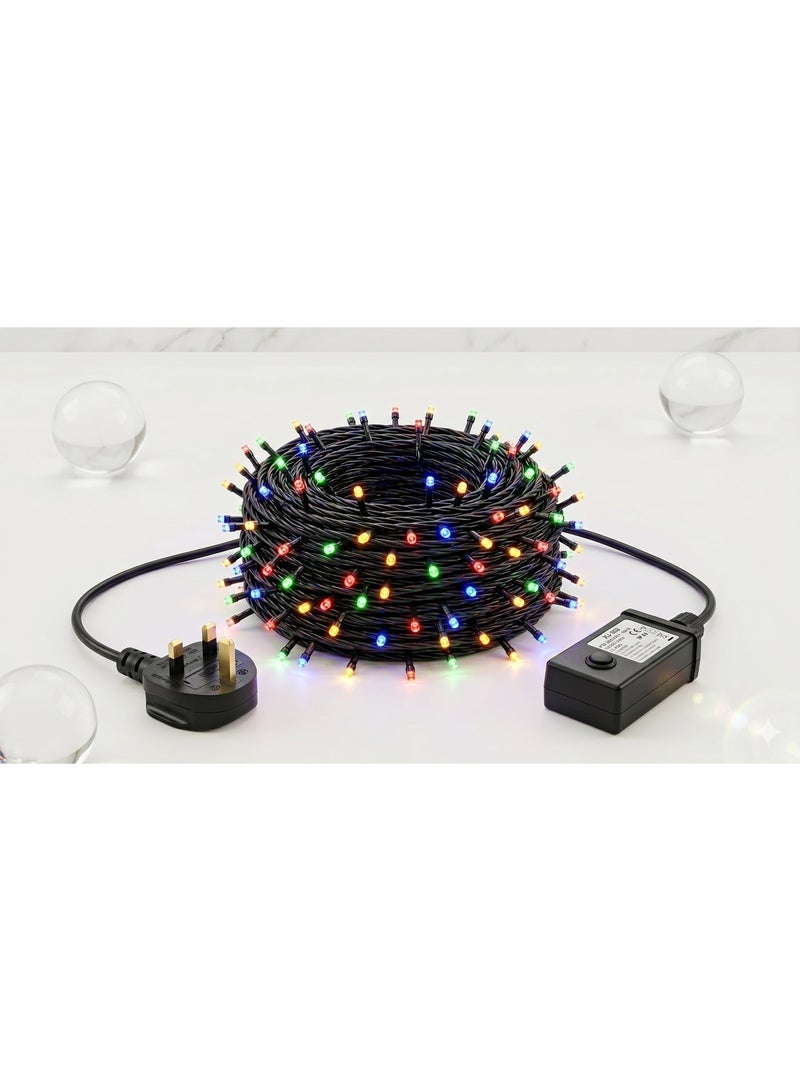 جامز أضواء زينة JAMS 200 LED | JM-88128 | 20 متر، متعددة الألوان | 8 أوضاع إضاءة | مقاومة للماء بمعيار IP44 | قابس بريطاني - Image 4