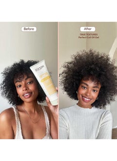 Mizani Mizani True Textures Perfect Coil Oil Gel | Curly Hair Gel Styler| Moisturizes and Fights Frizz | With Coconut Oil | Paraben & Silicone-Free | For Curly, Dry Hair | 11 Fl. Oz.  - Image 2