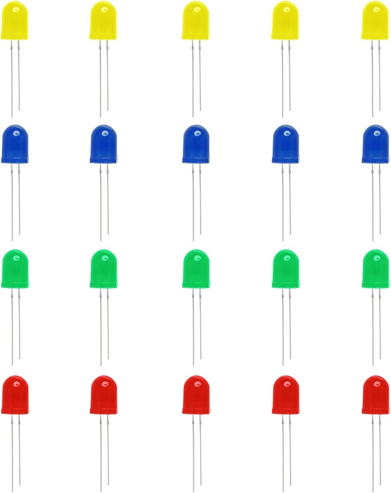 Gikfun 10mm LED Emitting Diodes Light Lamp Diffused F10 Round Led for Arduino (Pack of 20pcs) AE1258 - Image 1