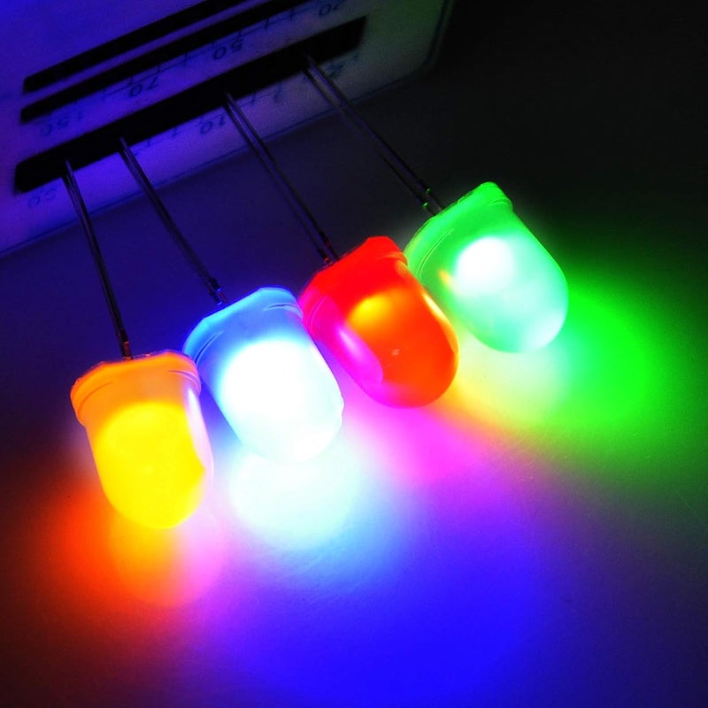 Gikfun 10mm LED Emitting Diodes Light Lamp Diffused F10 Round Led for Arduino (Pack of 20pcs) AE1258 - Image 2