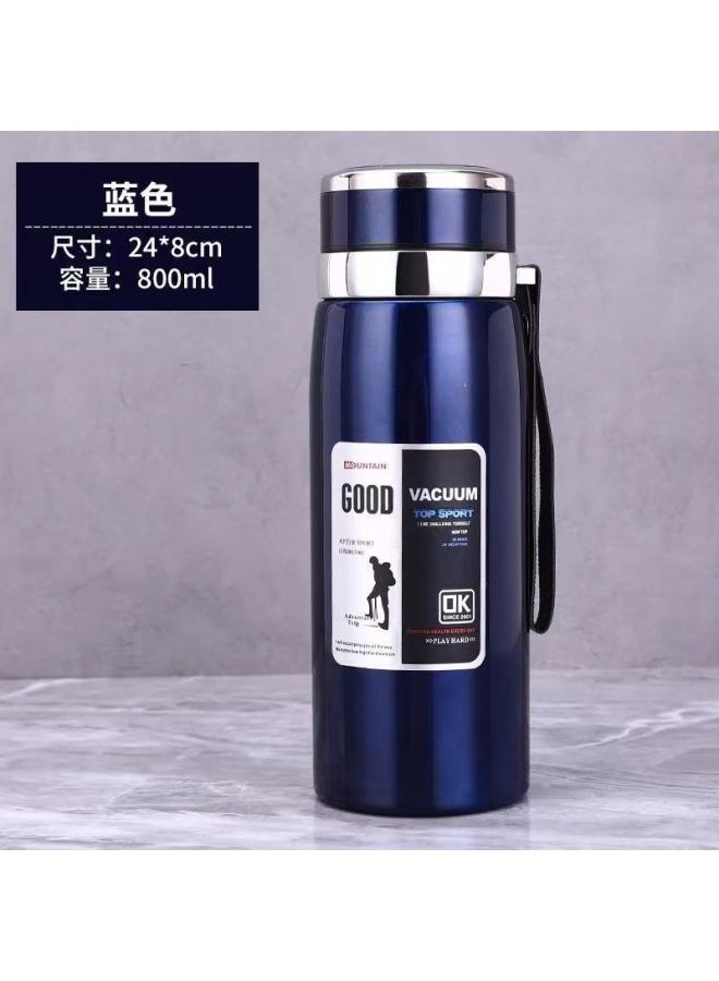 Large-capacity Stainless Steel Thermos Cup For Men And Women, Portable Car Water Bottle, Student Water Cup, Outdoor Tea Cup