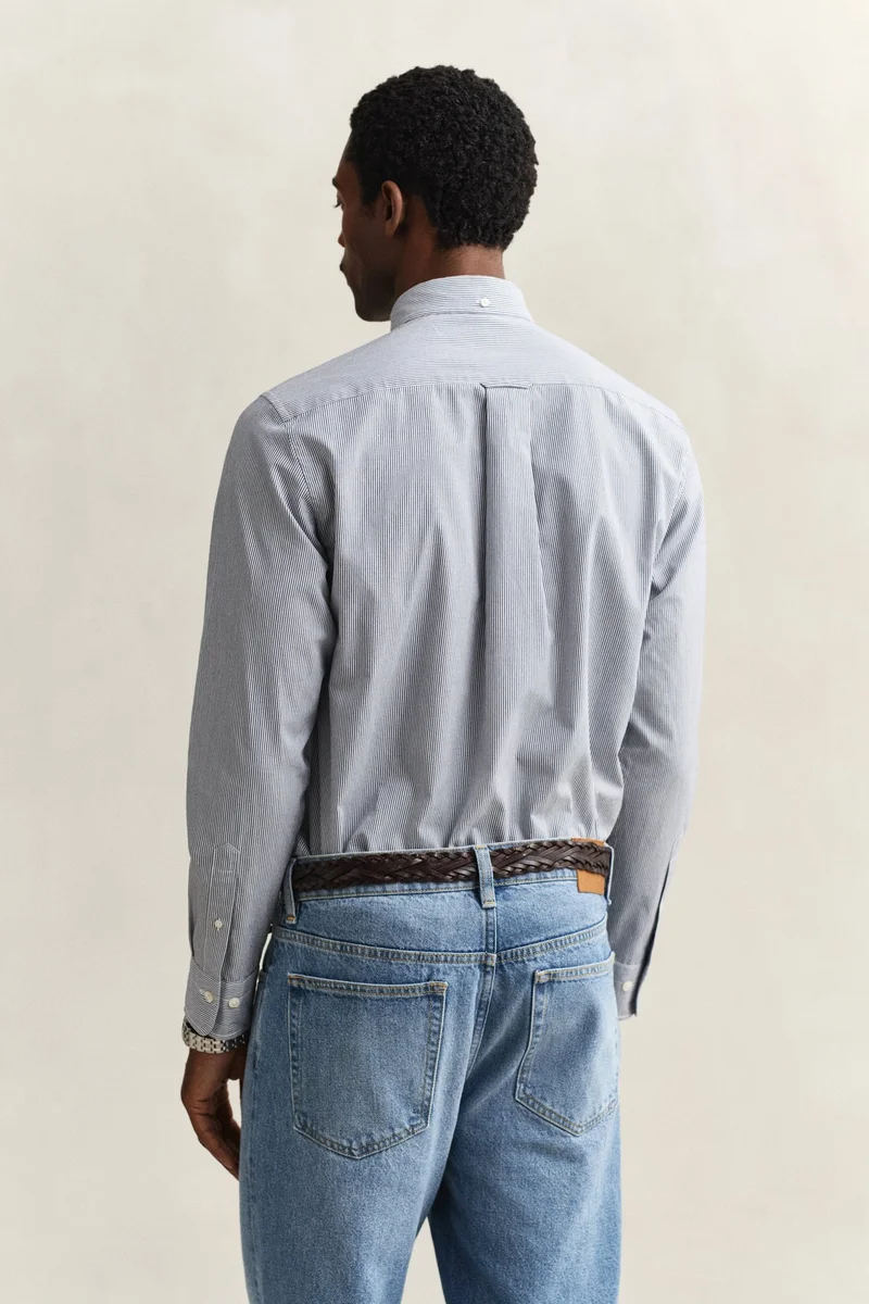 GANT  Regular Classic Poplin Banker Shirt for Men | Best Price UAE