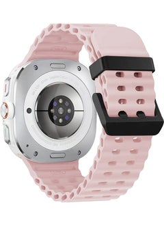 ZORE Galaxy Watch Ultra 47MM KRD-118 Serrated Design Silicone Strap-White  - Image 3
