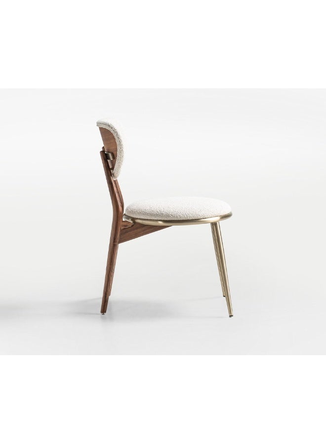 2XL Home Solei Dining Chair 56X46X78 White Wash - Image 3
