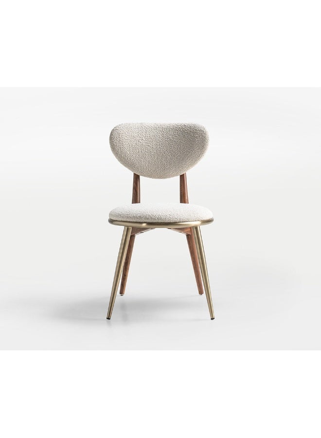 2XL Home Solei Dining Chair 56X46X78 White Wash - Image 1