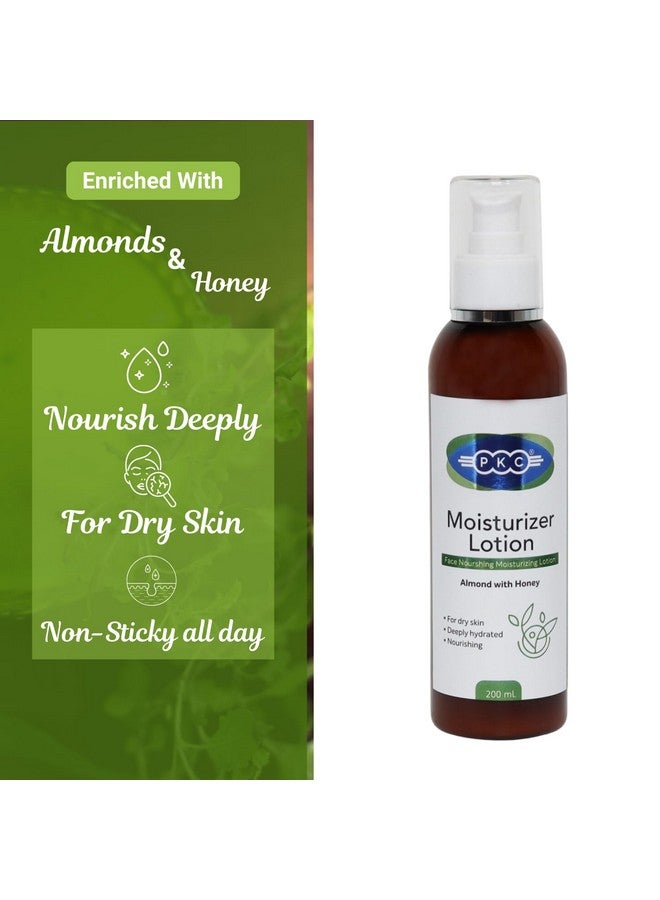PKC 100% Natural Moiturizing Lotion With Almond & Honey | Deep Natural Hydration & Nourishment | For All Skin Types - Image 2