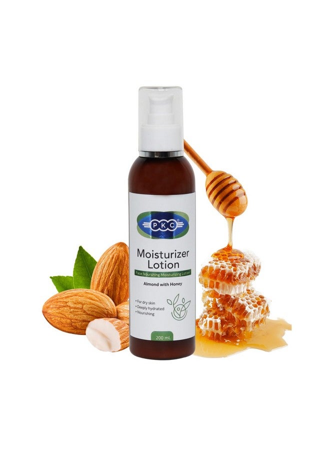 PKC 100% Natural Moiturizing Lotion With Almond & Honey | Deep Natural Hydration & Nourishment | For All Skin Types - Image 1