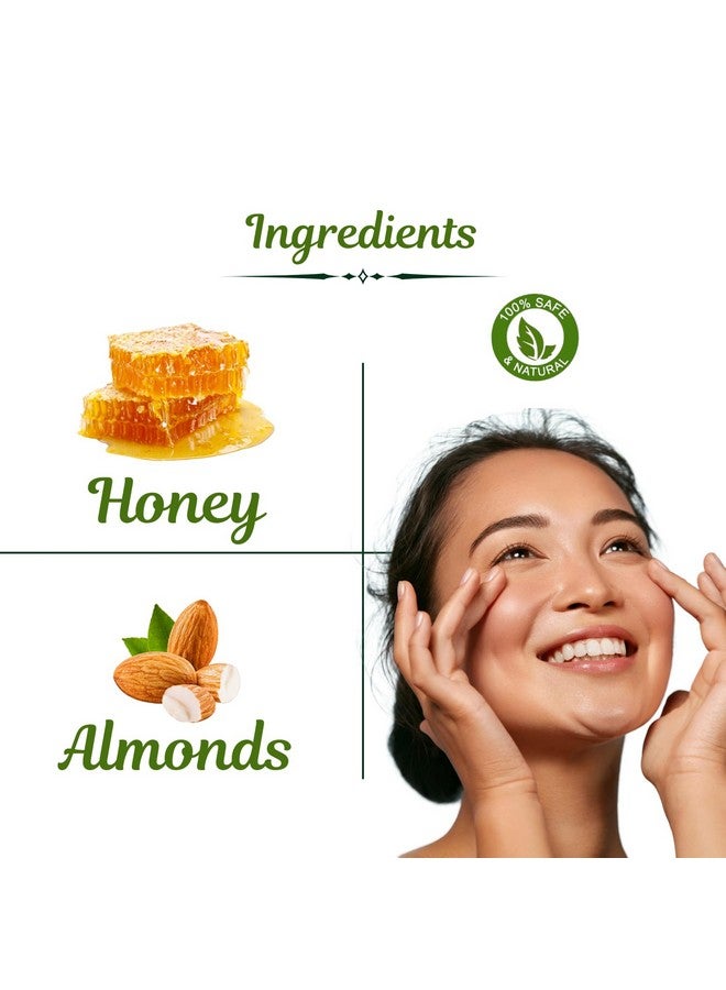 PKC 100% Natural Moiturizing Lotion With Almond & Honey | Deep Natural Hydration & Nourishment | For All Skin Types - Image 3