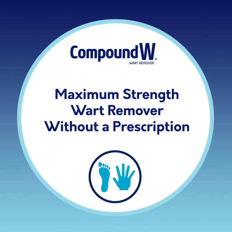 Compound W Maximum Strength Wart Remover with Salicylic Acid, Fast-Acting Gel Plantar Wart Remover Works on Common & Plantar Warts, 0.25 Oz - Image 3