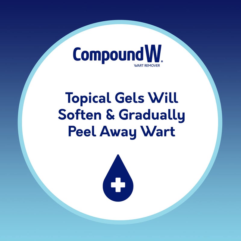 Compound W Maximum Strength Wart Remover with Salicylic Acid, Fast-Acting Gel Plantar Wart Remover Works on Common & Plantar Warts, 0.25 Oz - Image 4