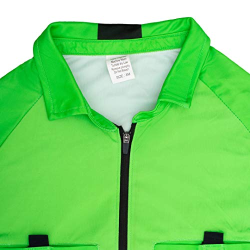 Total Soccer Factory New! 2018 Soccer Referee Jersey (2018 Green, Adult Extra Large) - Image 4