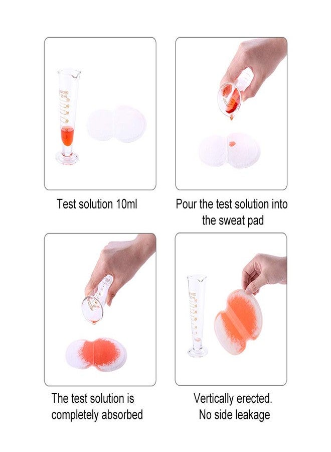 PUTHAK ضمادات كبيرة لامتصاص العرق تحت الإبط للنساء والرجال لمكافحة فرط التعرق [عبوة من 50 ضمادة]، ضمادات UNEQUETREND لامتصاص العرق تحت الإبط مريحة، عديمة الرائحة، غير مرئية، لاصقة للغاية، للاستخدام مرة واحدة، حماية من العرق تحت الإبط - Image 5