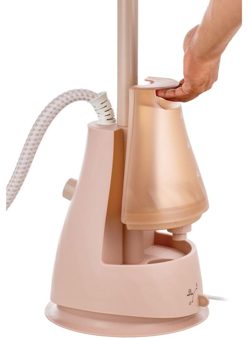 BLACK&DECKER Vertical Garment Steamer, 1740W, 6 Steam Levels, 1.8L Tank for 55 Minutes of Continuous Steaming, Quick Heat-Up In 50 Sec, Adjustable Single Pole, Compact Storage - Image 2