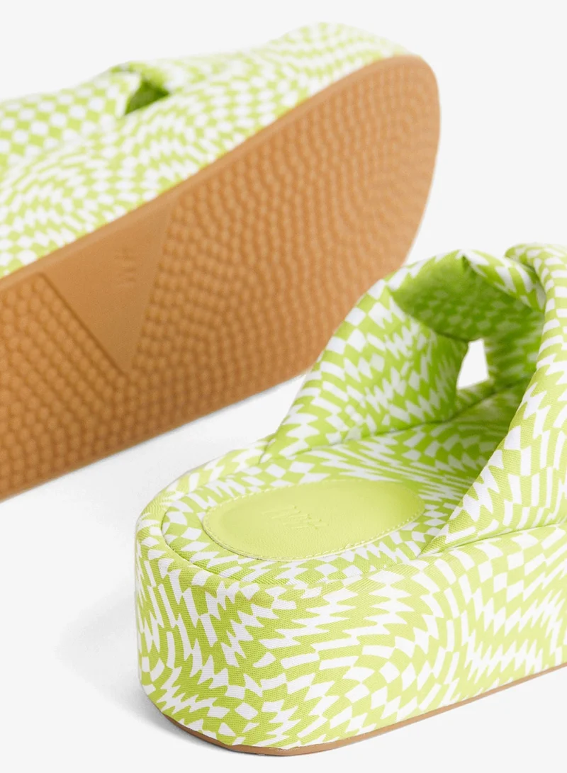 H&M Padded platform sandals