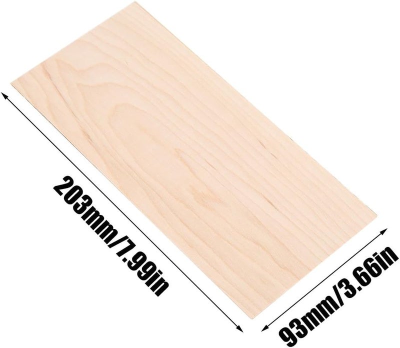 Dilwe Maple Guitar Headplate, 3Pcs Maple Wood Guitar Head Veneer Shell Sheet Headplate Replacement Part for Luthiers DIY - Image 5