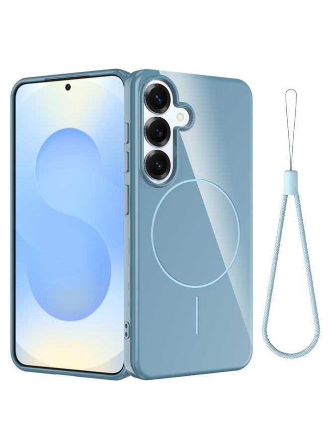 اس-توب جراب لهاتف Samsung Galaxy S24+ 5G مصنوع من مادة TPU اللامعة المقاومة للصدمات مع حبل تثبيت - Image 1