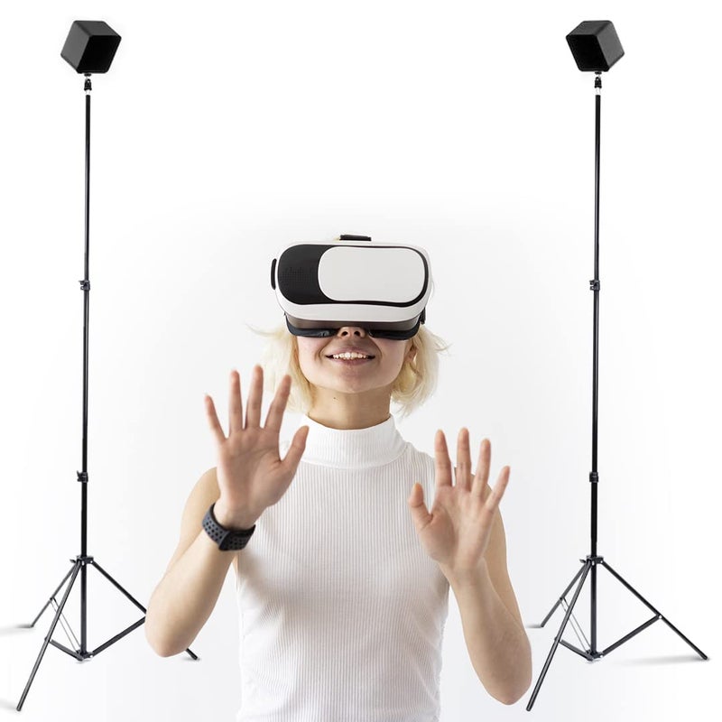 Skywin حامل ثلاثي Skywin VR، قاعدة محطة، متوافق مع محطة قاعدة Steam VR 2.0 لحامل المستشعر و Oculus Rift Constellation (4 حوامل) - Image 1
