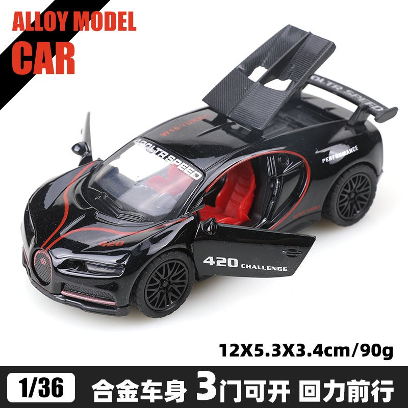 Bulk 1:36 Alloy Model Cars, Kids Pull Back Toy Vehicles, Boys Race Car Decor Gift[Bubble Bag] busai version Black [Bubble Bag] busai version Black 