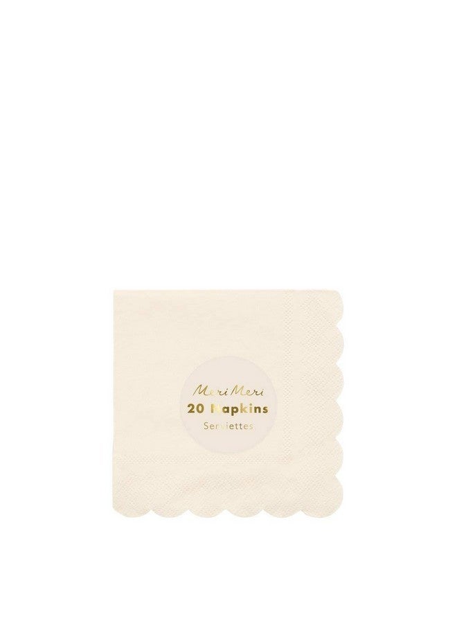 Meri Meri Cream Small Napkins - Image 3