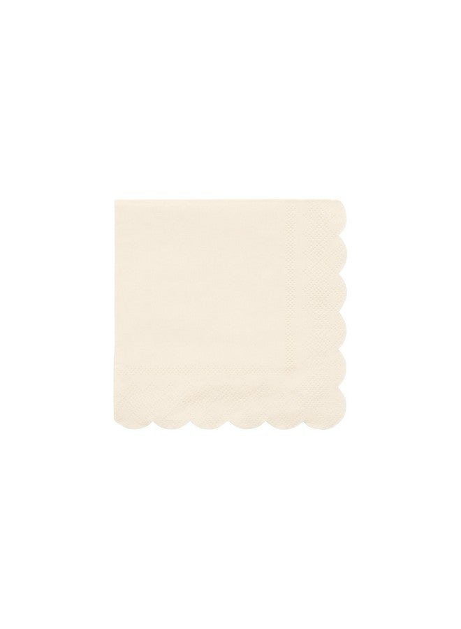 Meri Meri Cream Small Napkins - Image 2